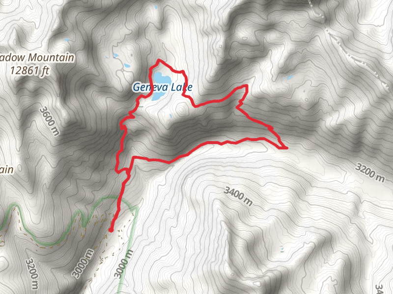 Geneva Lake via North Fork Crystal River Loop