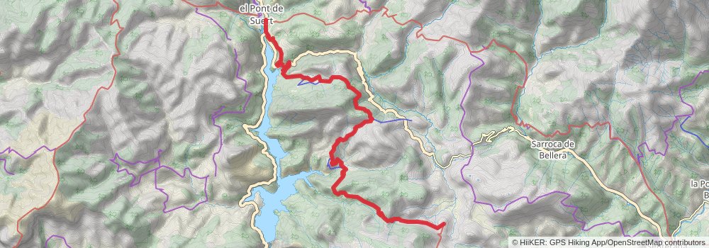 GR 3 Central Path of Catalonia stage 9 Map
