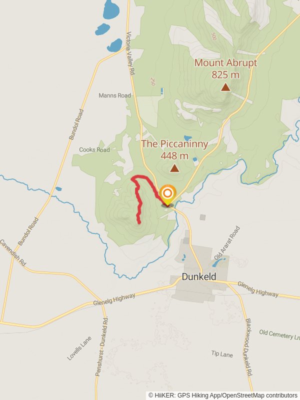 Mount Sturgeon Trail mobile static map