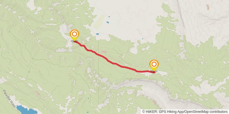 Sinbad Ridge Trail stage 2 Map