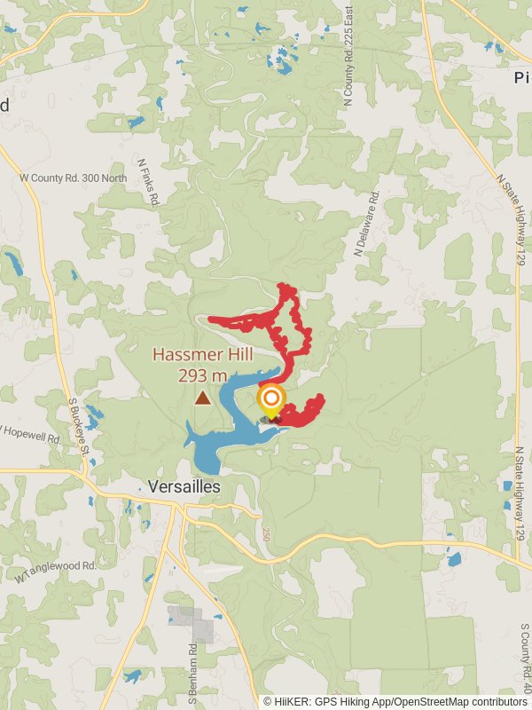 Cliffside, Grandview and Shadow Run Loop mobile static map