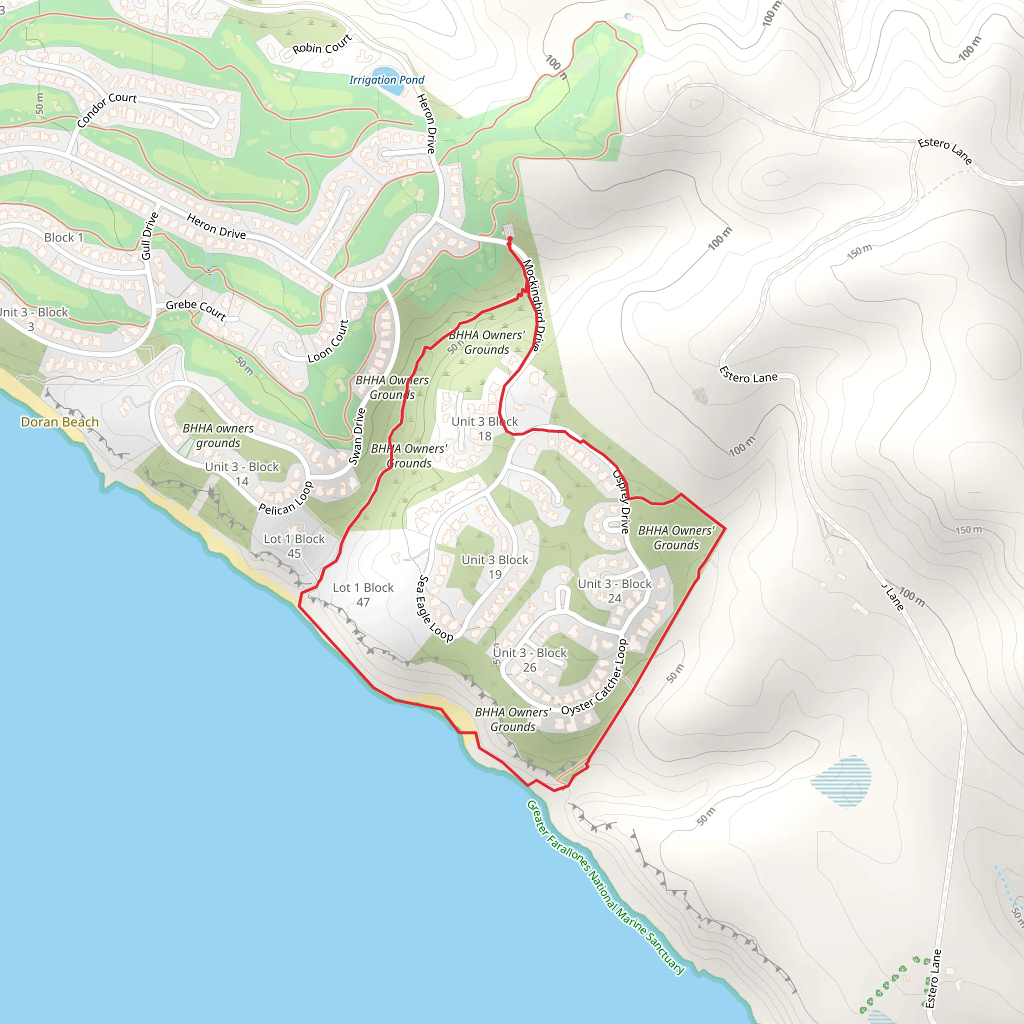 Pinnacle Gulch Trail and Gulch Trail Loop mobile static map