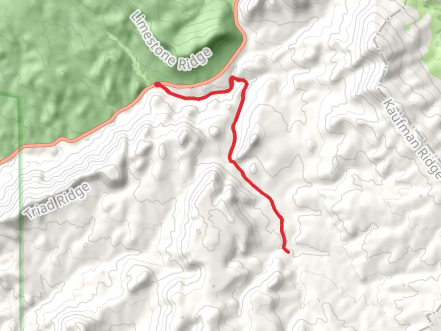 An image depicting the trail Castle Rock Overlook and its surrounding area.