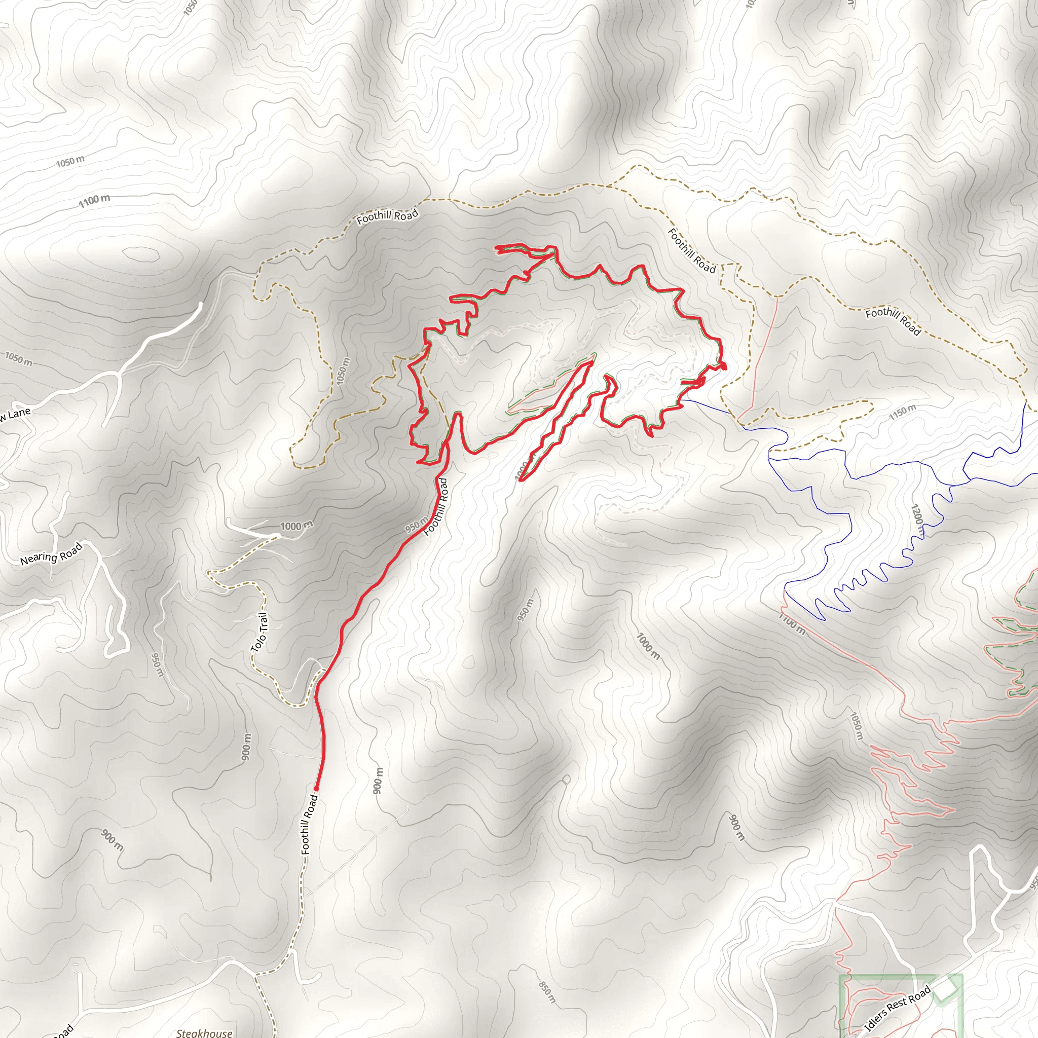 Headwaters Loop mobile static map