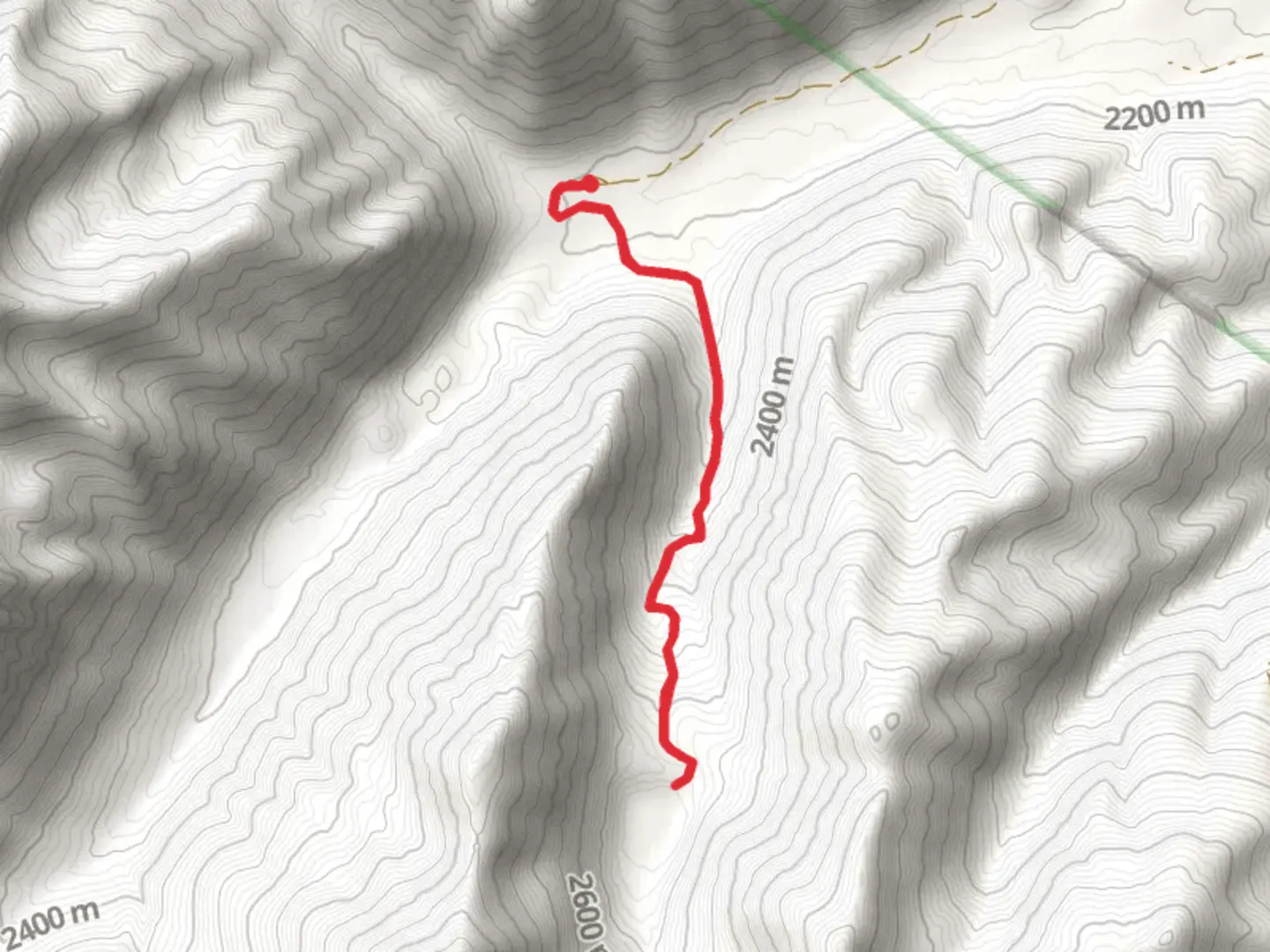 An image depicting the trail Mill Creek from Prairie Creek and its surrounding area.
