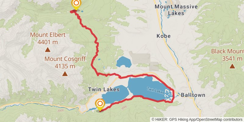 American Discovery Trail North Route stage 239 Map