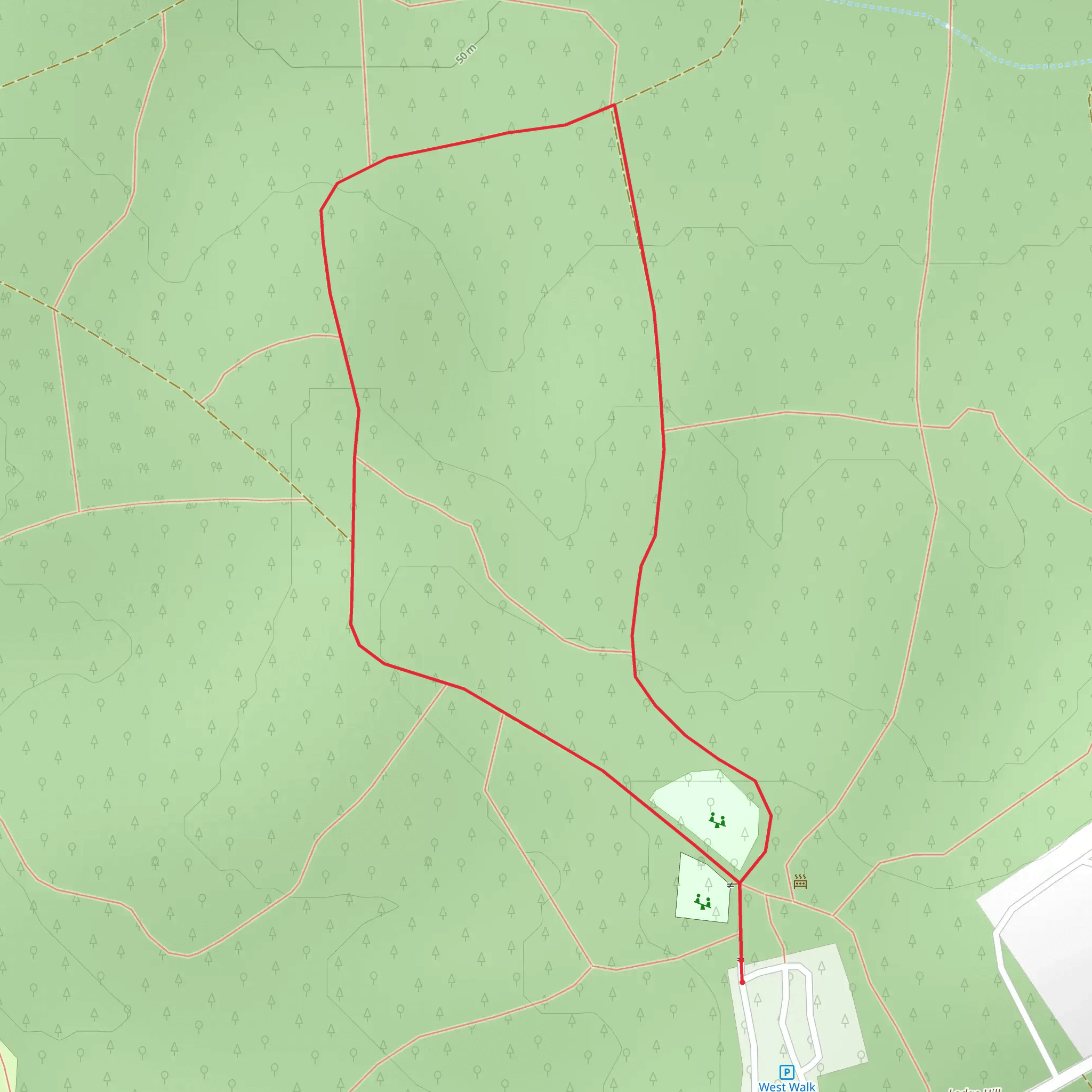 Mini Loop Walk mobile static map