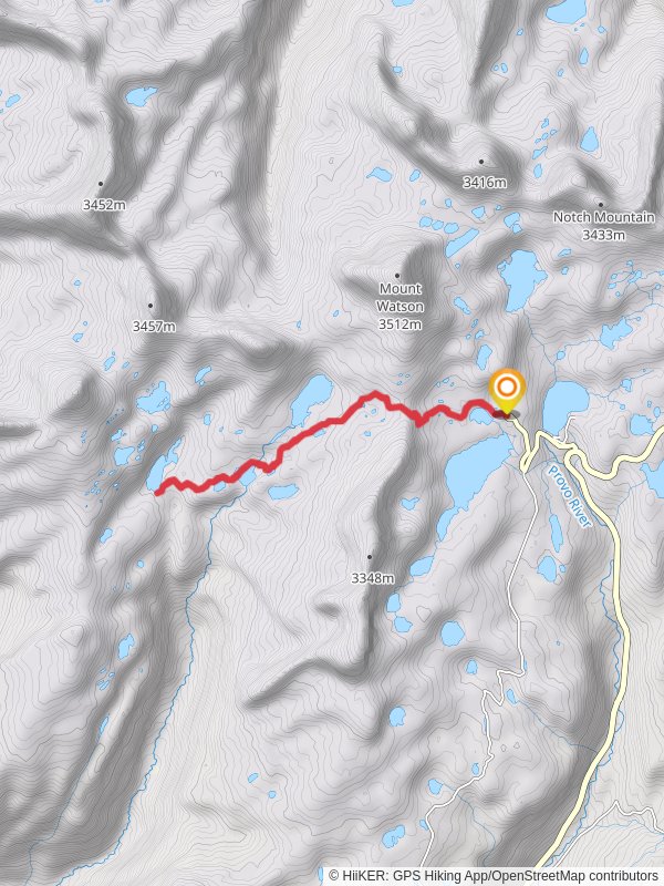 North Fork Provo River Trail and Duck Lake Trail