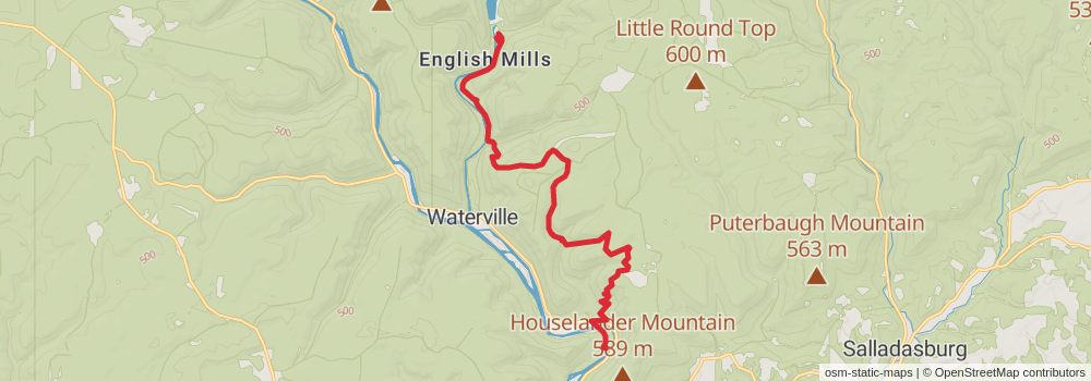 American Perimeter Trail - Northern Appalachian Primary stage 57 Map
