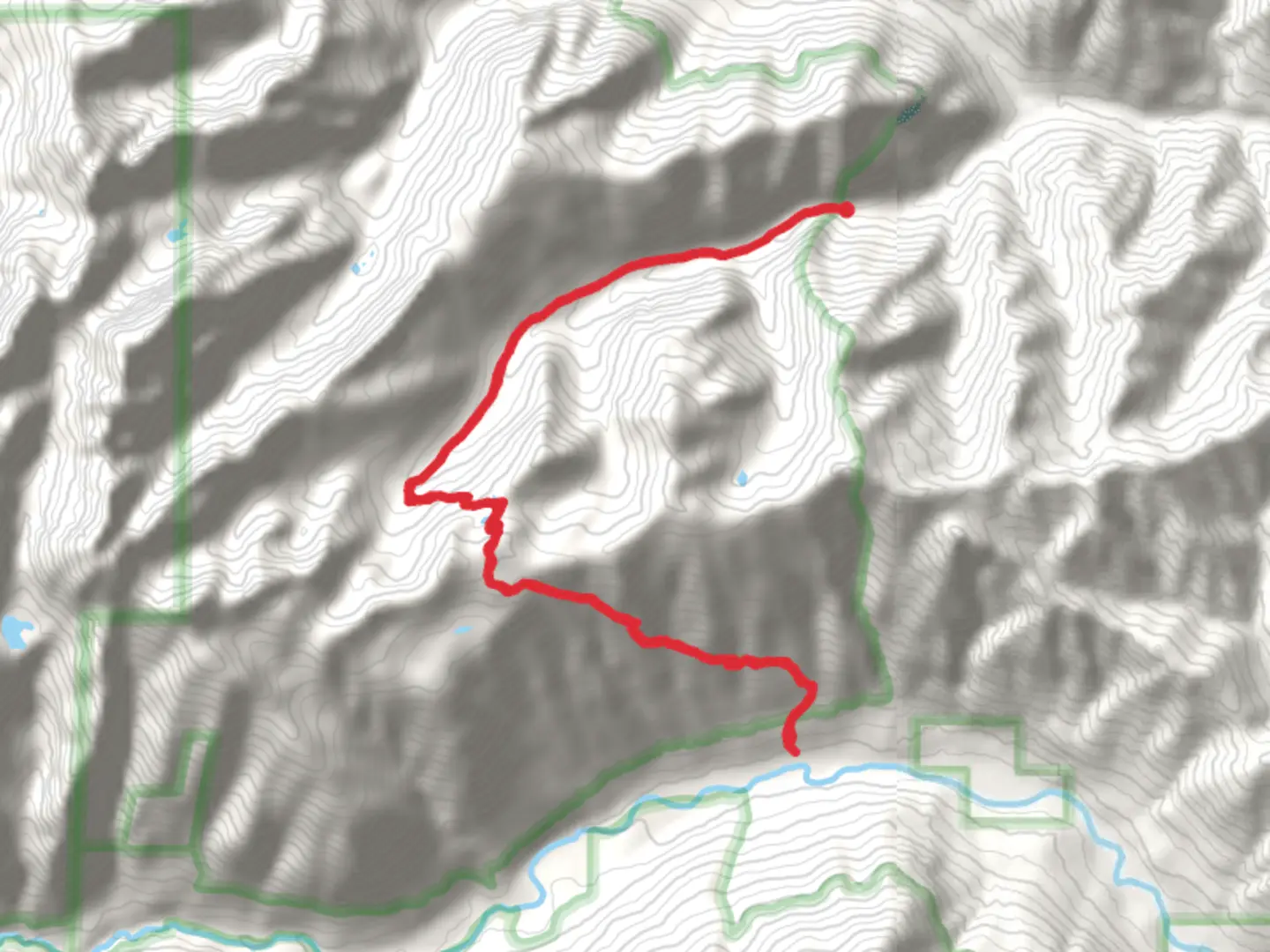 An image depicting the trail Tunnel Creek Trail and its surrounding area.