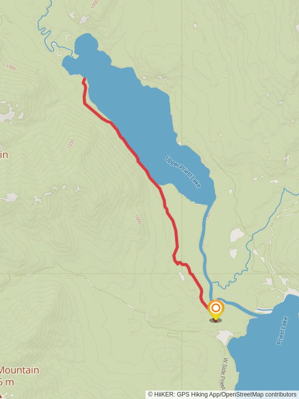 Upper Priest Lake via Navigation Trail