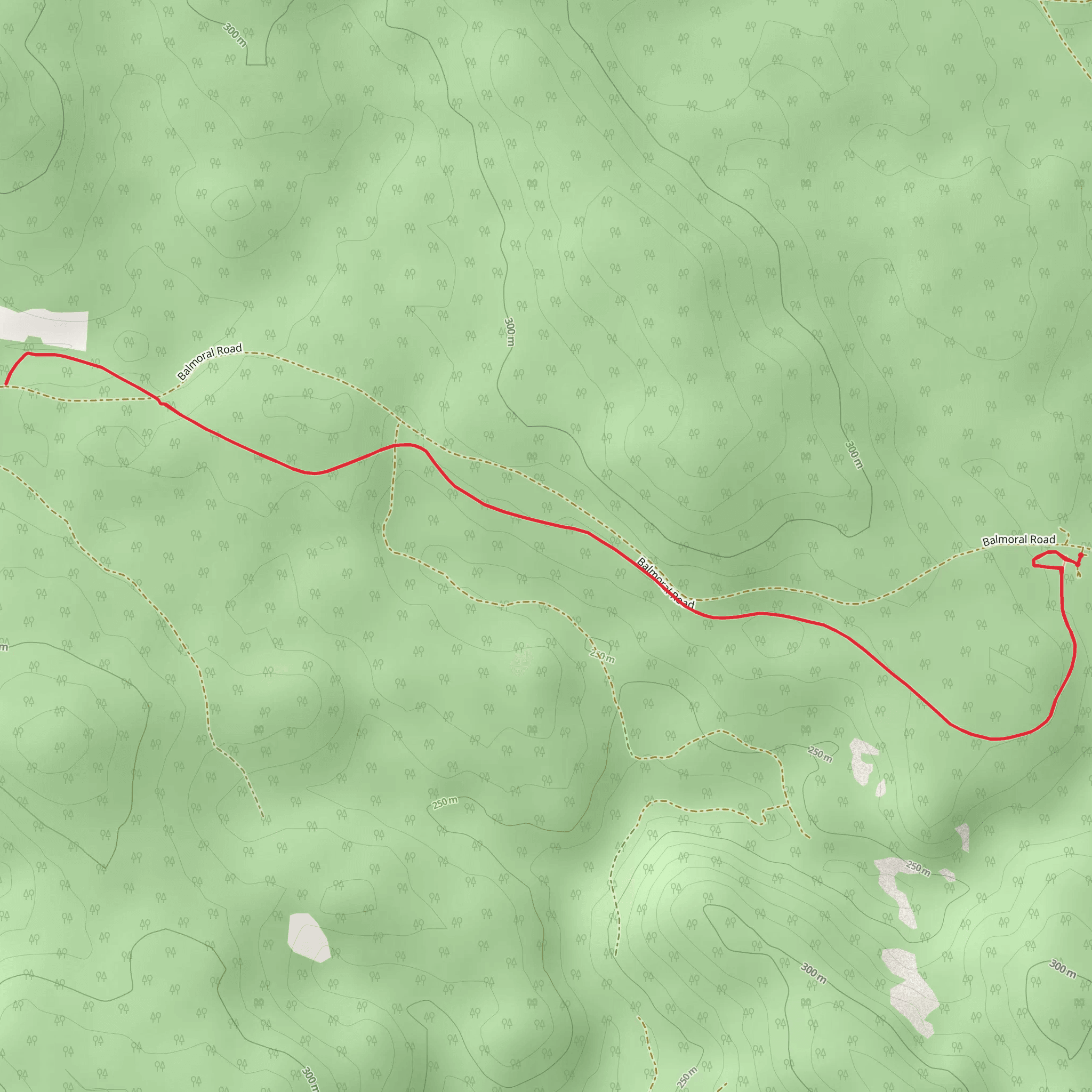 Jarrahdale Balmoral Trail mobile static map