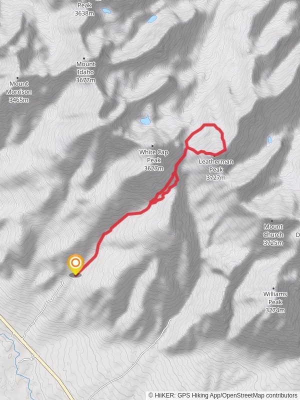Leatherman Peak and Pass Loop via Sawmill Gulch