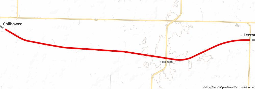 American Discovery Trail South Route stage 159 Map