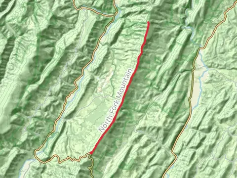 High Knob via North Fork Mountain Trail