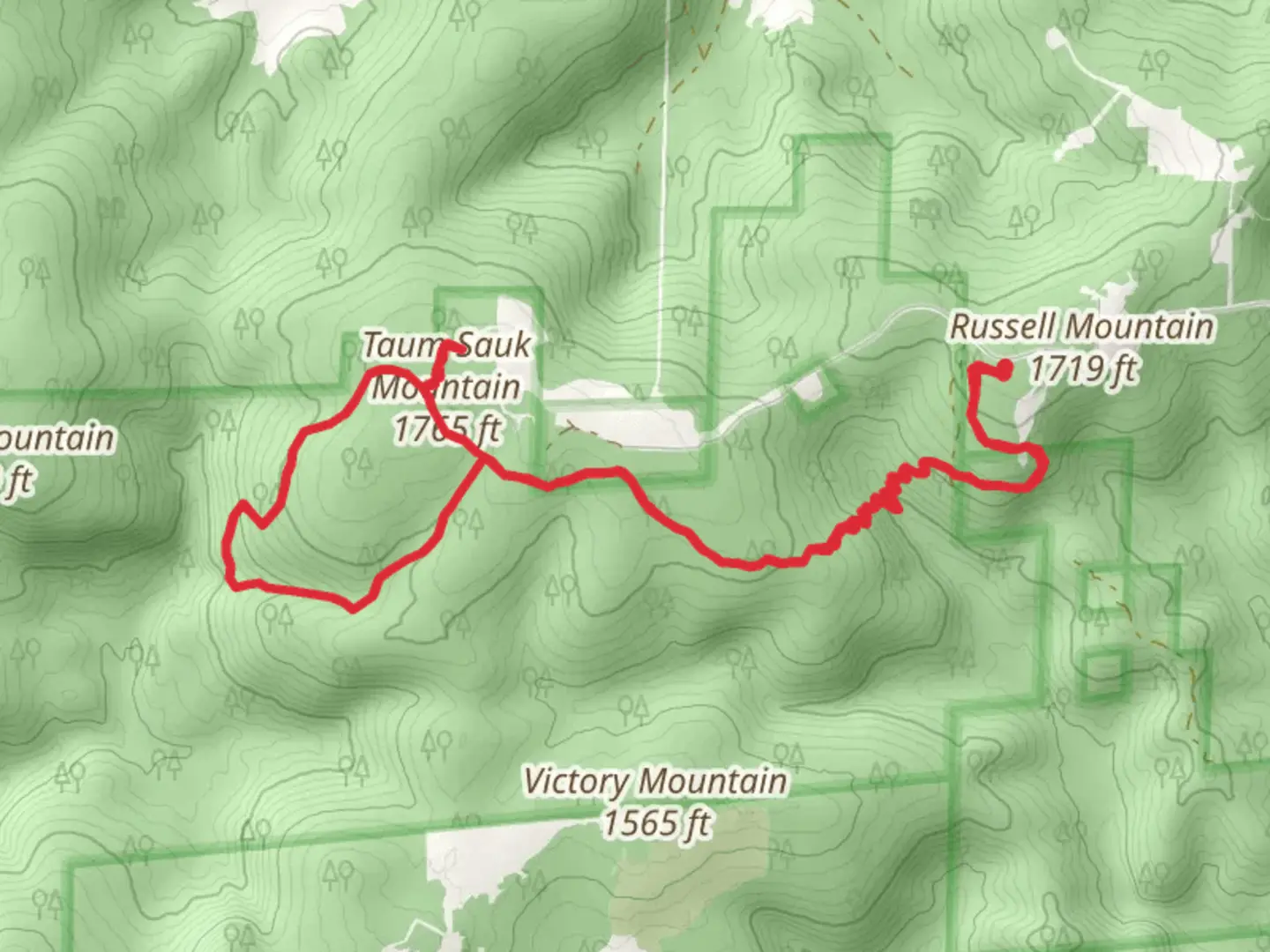 An image depicting the trail Taum Sauk Mountain - Mina Sauk Falls - Taum Sauk Section- Ozark Loop Trail and its surrounding area.