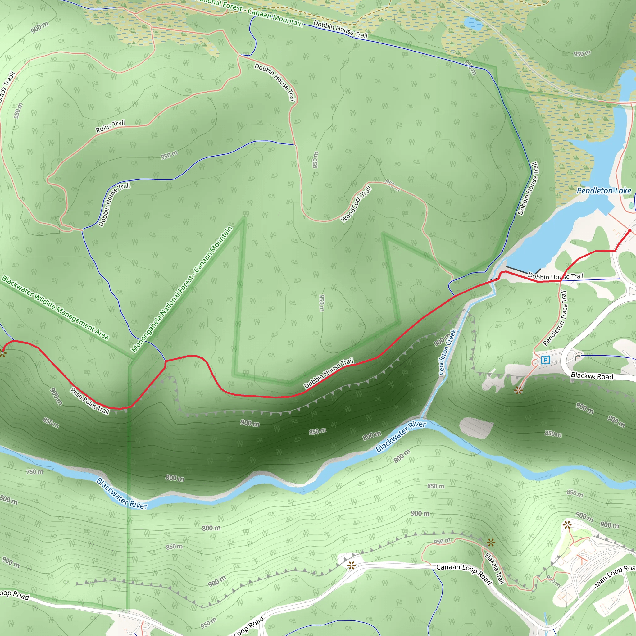 Dobbin House Trail mobile static map