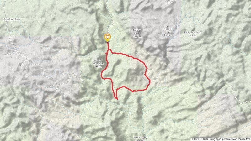 Fresno Canyon Road, Chimney Rock Cutoff Trail and Old Government Road Loop