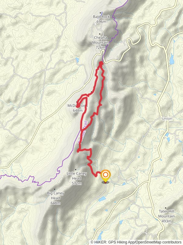 Nubbin Creek, McDill Point and Cave Creek Loop Trail