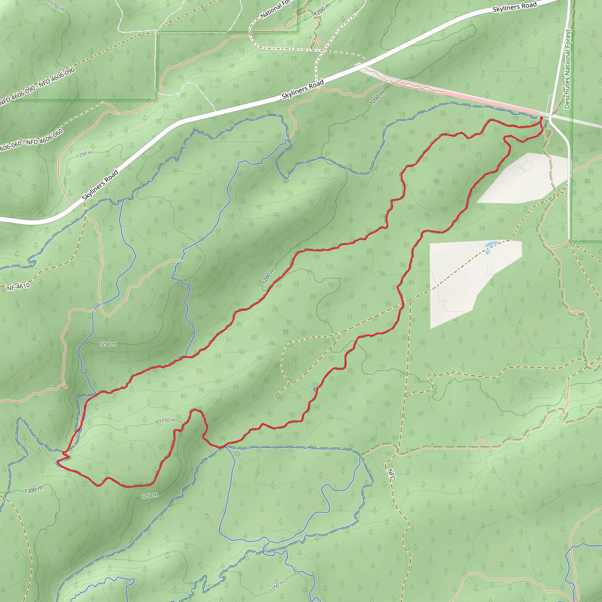 Kent's Trail and Phil's Trail Loop mobile static map