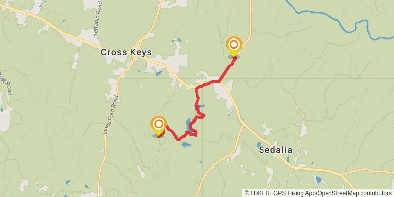 Palmetto Trail - EN stage 4 Map