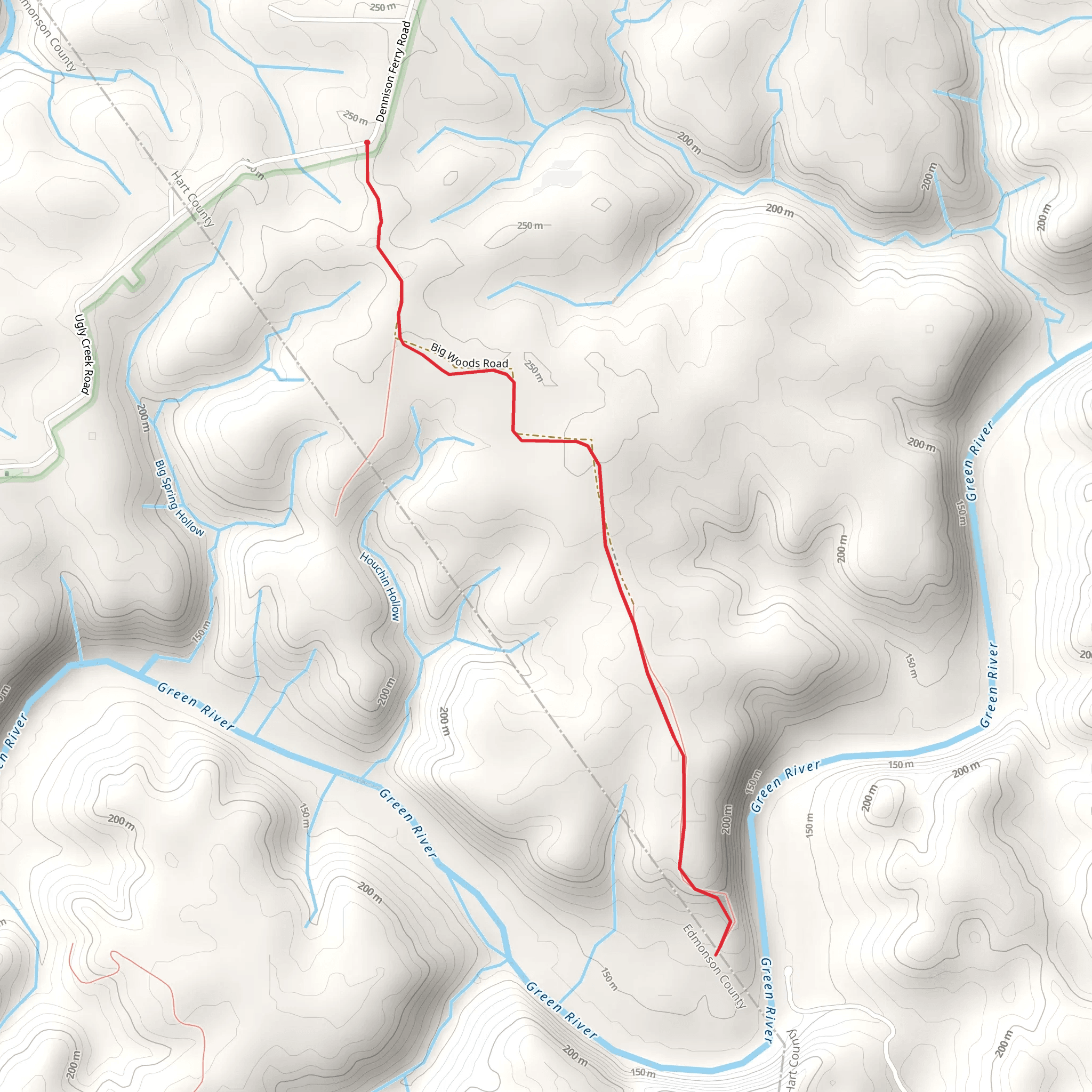 Green River mobile static map