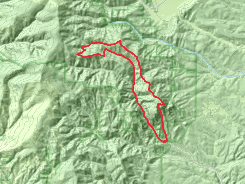 Hermit's Peak, Lone Pine and Beaver Creek via Porvenir Canyon Trail