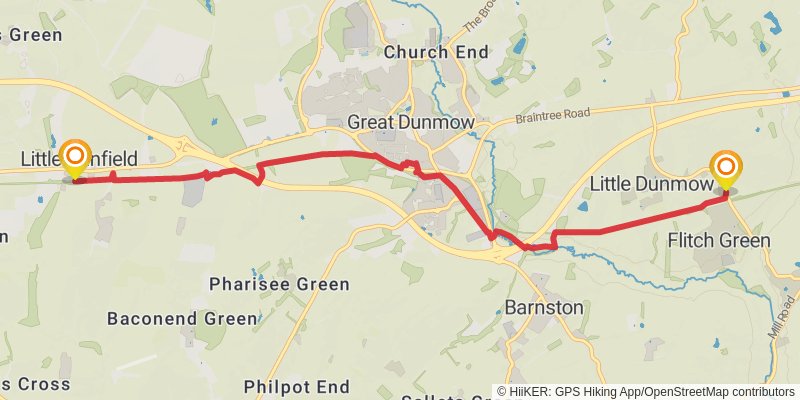 Flitch Way stage 2 Map