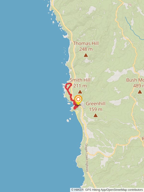 Oregon Coast Trail and Indian Sands Trail Loop