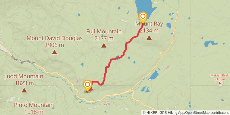 South Waldo Trail stage 2 Map