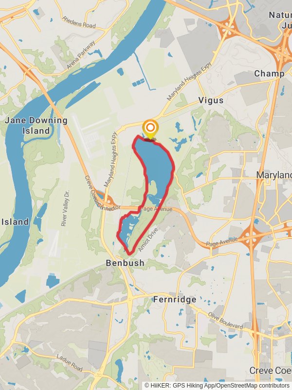 Creve Coeur Lake and Mallard Lake Loop