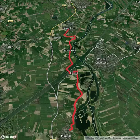 Maurik to Beusichem via Betuwepad