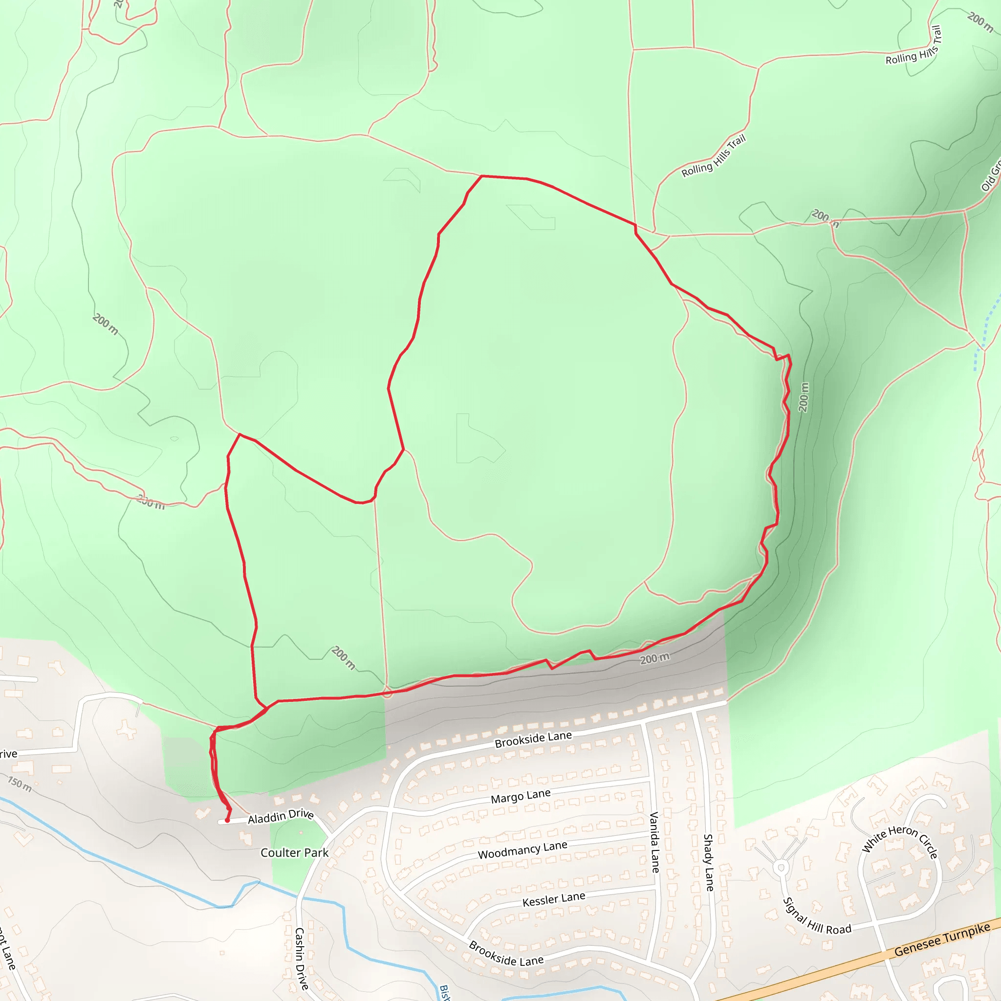 Bishop Brook mobile static map