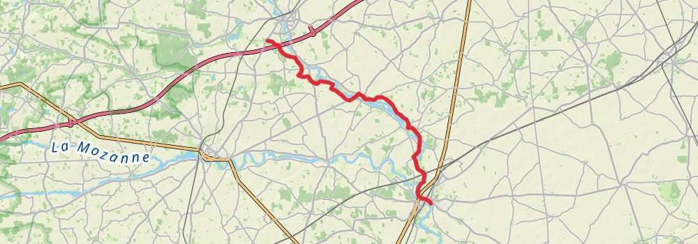GR 655 Via Turonensis stage 28 Map