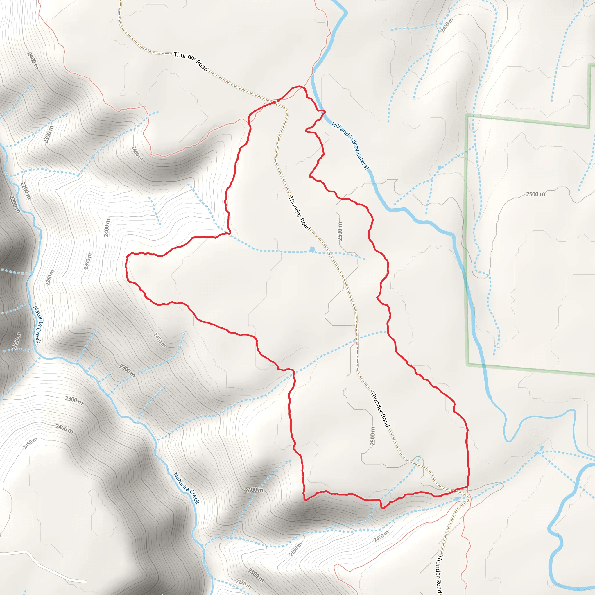 Naturita Rim Loop Trail mobile static map