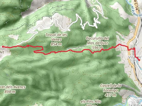 Path from Vilaverd to Rojales PR C 17