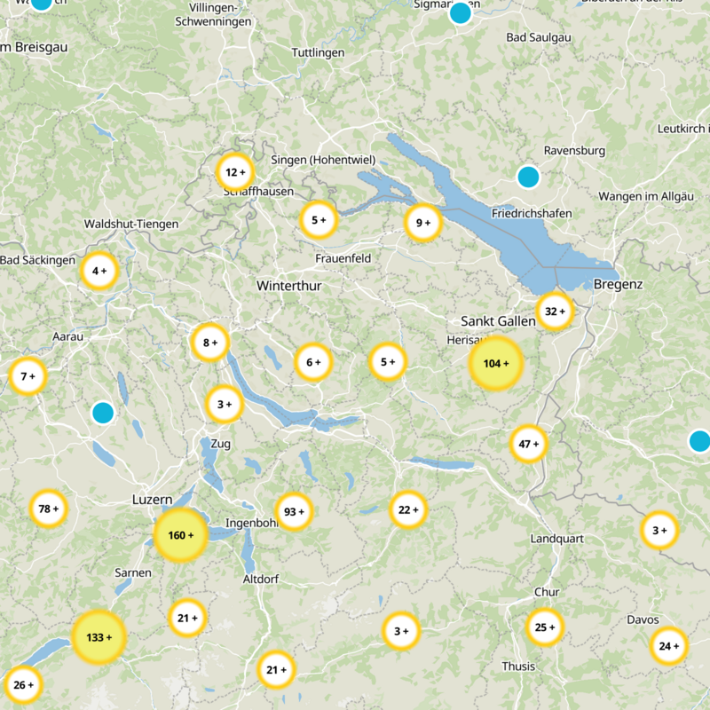Bezirk Hinwil Static Map