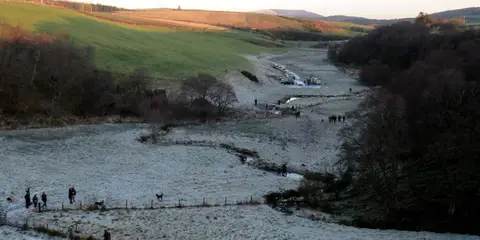 An image depicting the trail Coachford Greenway and its surrounding area.