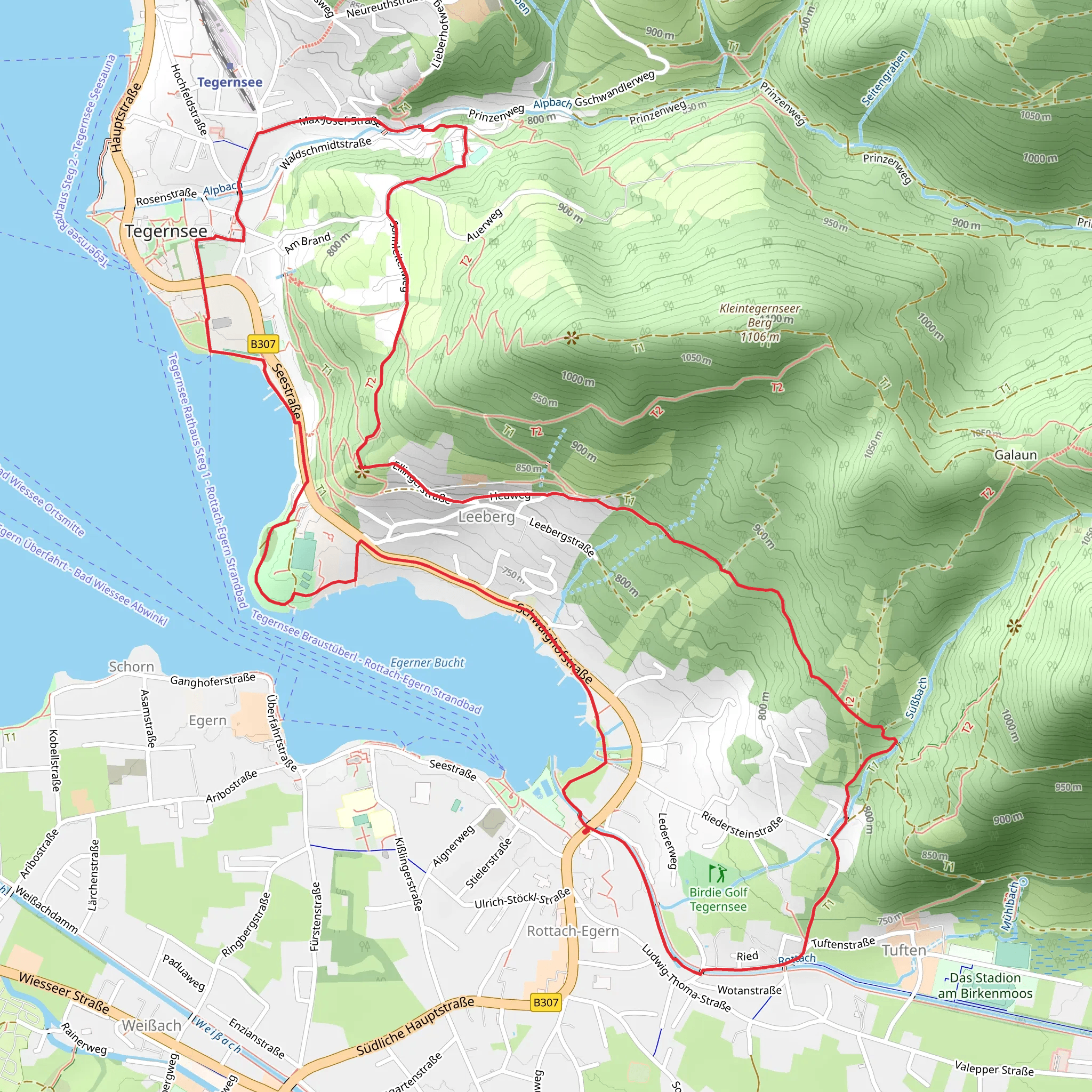 Riederstein and Courths Maler Anlage Loop mobile static map