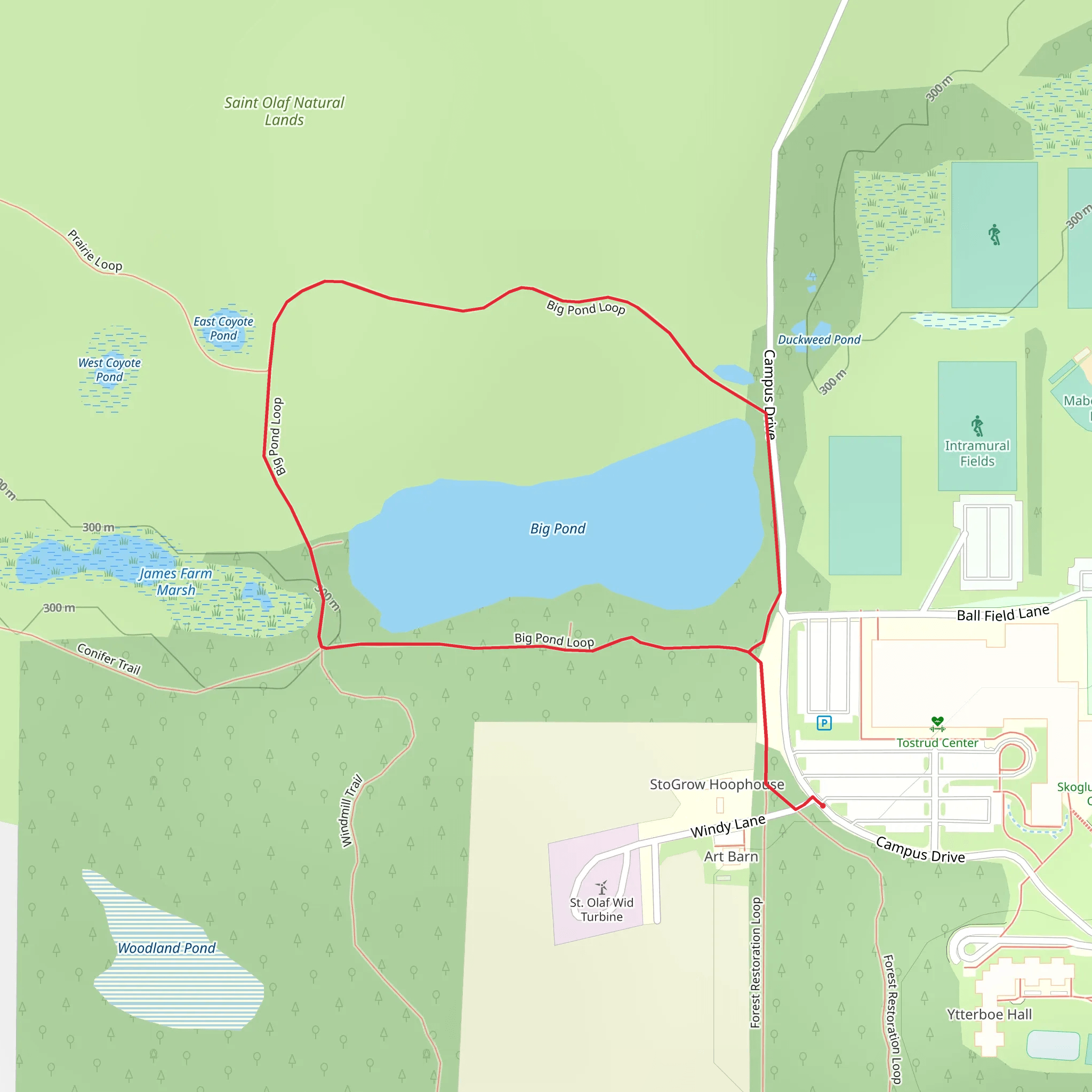 Big Pond Loop mobile static map