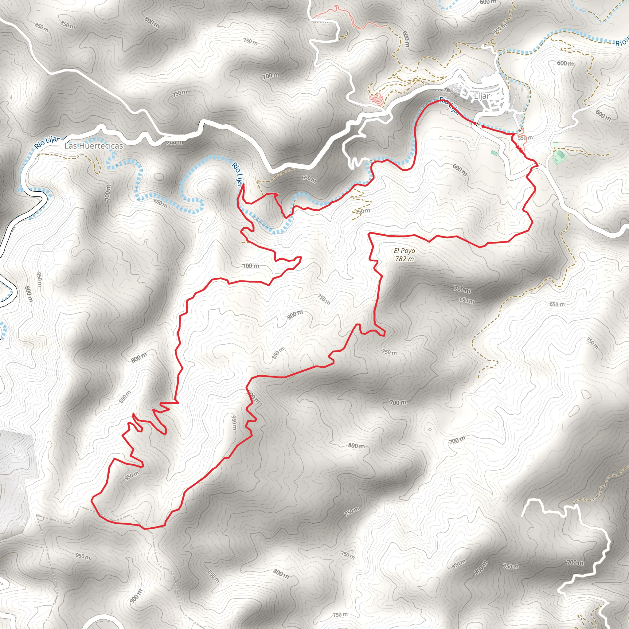 Way of the Poyo PR A 257 mobile static map