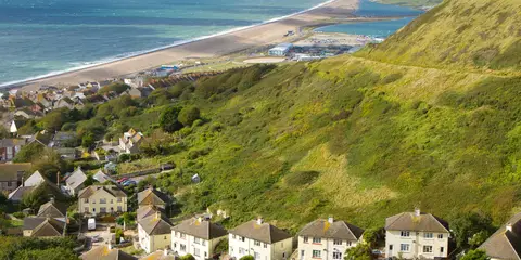 An image depicting the trail Weymouth to Newham Walk and its surrounding area.