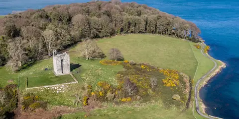 An image depicting the trail Lecale Way and its surrounding area.