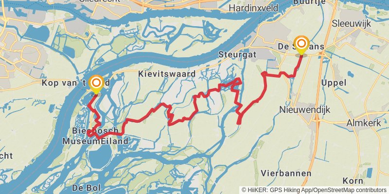 Waterliniepad stage 15 Map
