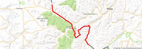 American Discovery Trail South Route stage 72 Map