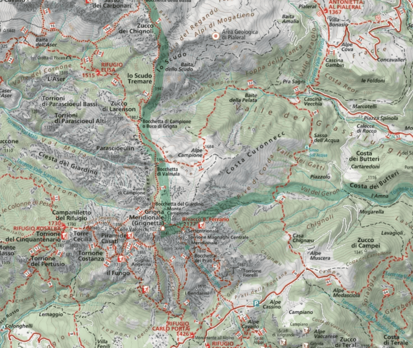 GEO4 Map Italia on HiiKER