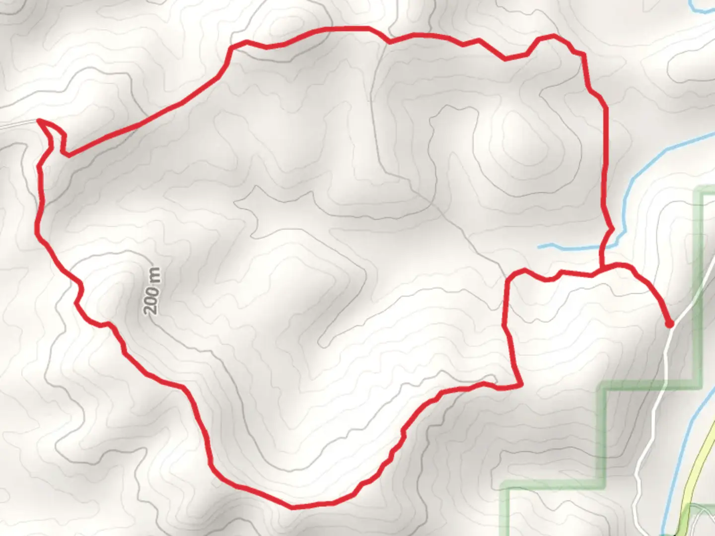An image depicting the trail Mogan Ridge East Loop and its surrounding area.