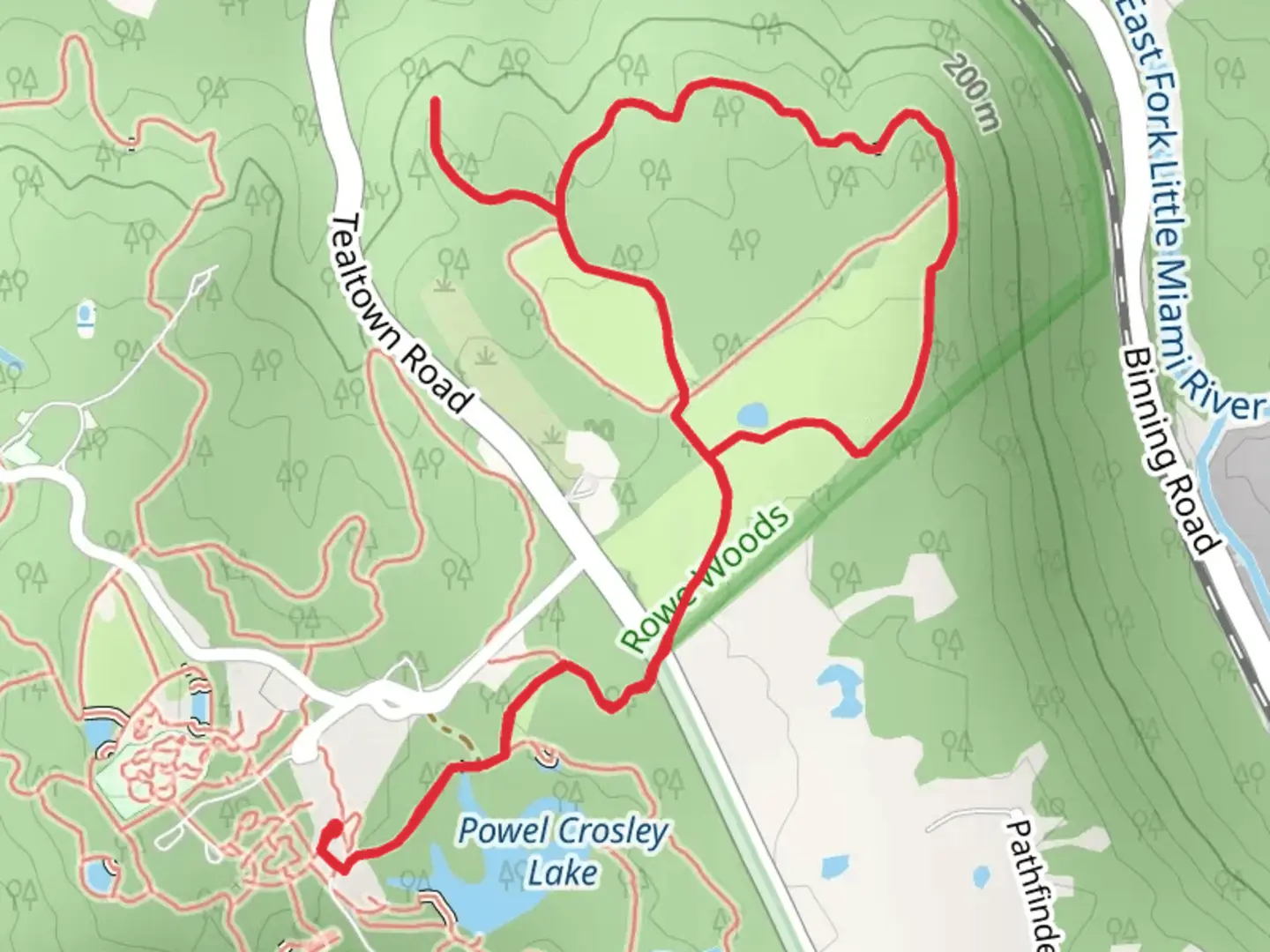 An image depicting the trail Willow Pond - Lookout Trail and its surrounding area.