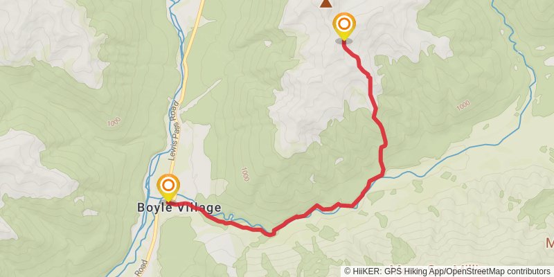 Mt Faust Loop stage 2 Map