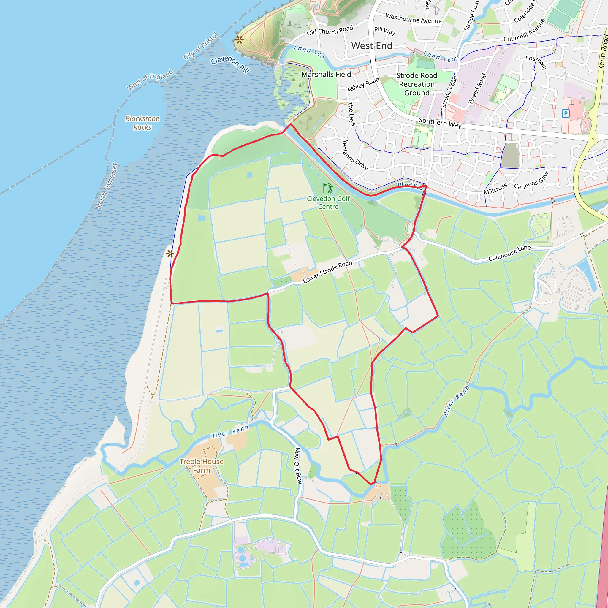 Gullhouse Point Loop mobile static map